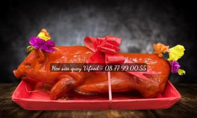 Heo sữa quay nguyên con ngon nhất Bình Dương